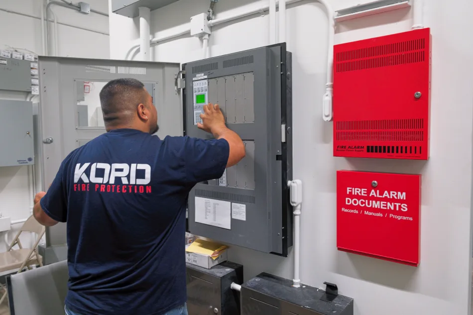 Fire Protection Professional at Work